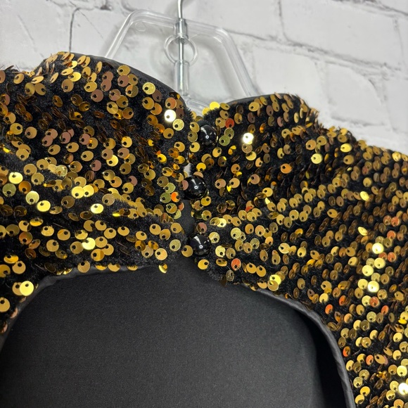 Beulah Gold Sequin Maxi Dress - Picture 7 of 11